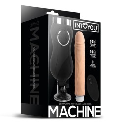 Sex Machine Vibración, Thrusting y Calor Control Remoto USB