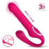 No. TwentyThree Vibrador Doble con Pulsación y Thrusting Flexible 180º