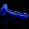 Plug Anal Flawless Azul Transparente 6.5