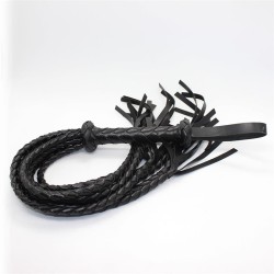 Flogger Trenzado 75 cm Negro