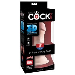 3D Dildo Triple Densidad Plus 5 Natural