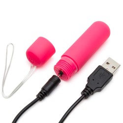 Estimuador Braguita Grande Control Remoto  USB Rosa