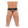 Tanga de PVC Negro Talla Única