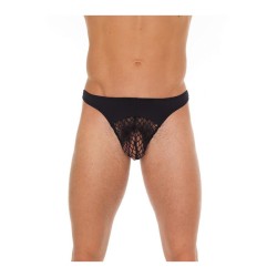 Tanga Rejilla Negro Talla...