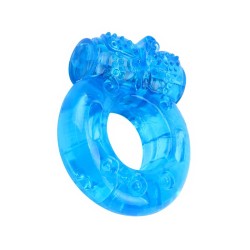 Anillo para el Pene y Vibracion 1.8 cm Azul