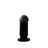 Plug Anal Evil Talla S 9 x 3.3 cm Negro