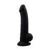 Dildo Trooper 8 Silicona Líquida Negro