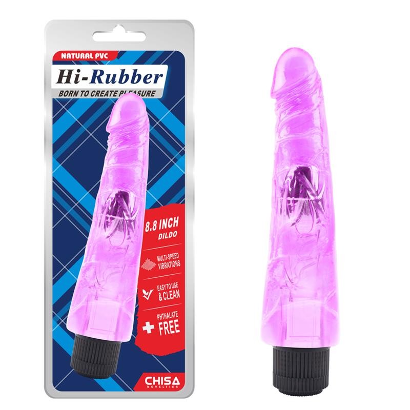 Vibrador Hi-Rubber 8.8 Purpura