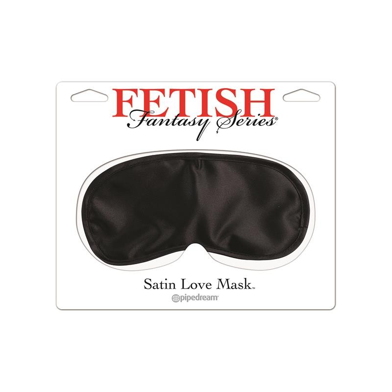 Fetish Fantasy Series Antifaz de Satén Love - Color Negro