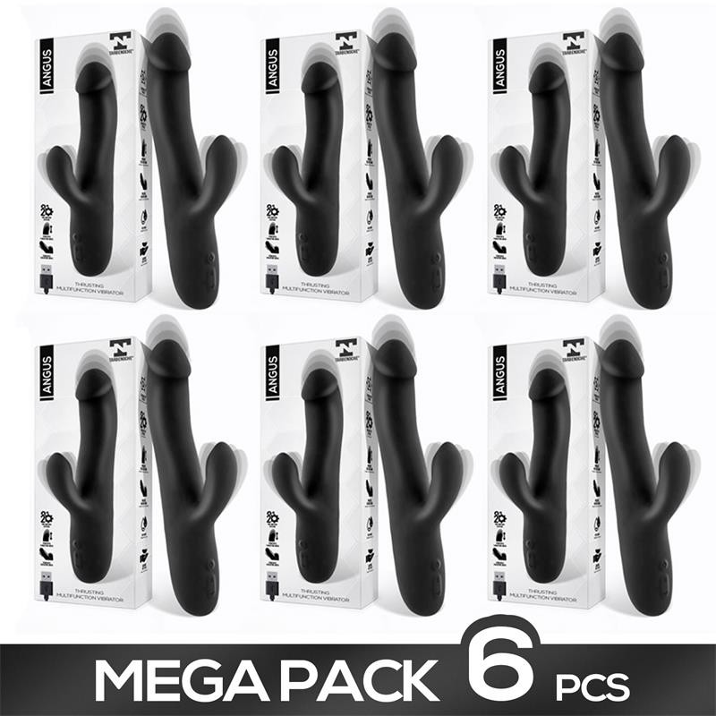 Pack de 6 Angus Vibrador Funcion de Movimiento Thrustinf 2 Motores