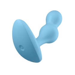 Deep Diver Plug Anal con Vibración APP Satisfyer Connect Azul