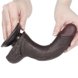 Dildo Dual Layer Piel Deslizante 7.5