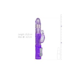 Vibrador Percutador y Bolas Rotadoras Púrpura