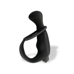 Iuterp Plug Anal con Vibración y Anillo para el Pene