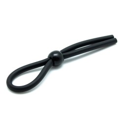 Rimba Latex Play Cordón Ajustable para Pene Color Negro