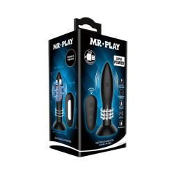 Plug Anal Inflable con Vibración y Rotación Control Remoto Mr. Play