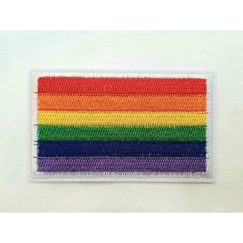 Parche Rectangular Bandera LGBT+