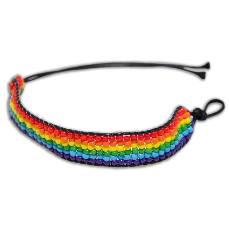 Pulsera de Bolitas Bandera LGBT+