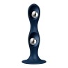 Dildo con Bola Interna Double Ball-R Azul