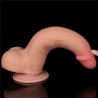 Dildo Dual Density Piel Deslizante 8.5