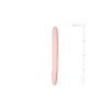 Dildo Doble Flexible Silicona Natural 40 cm