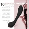 Pulsar Vibrador con Pulsación y Esqueleto Articulado Silicona USB