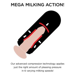 Masturbador con Vibración Mega Milker