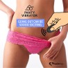 Panty Estimulador de Braguita con Control Remoto Púrpura