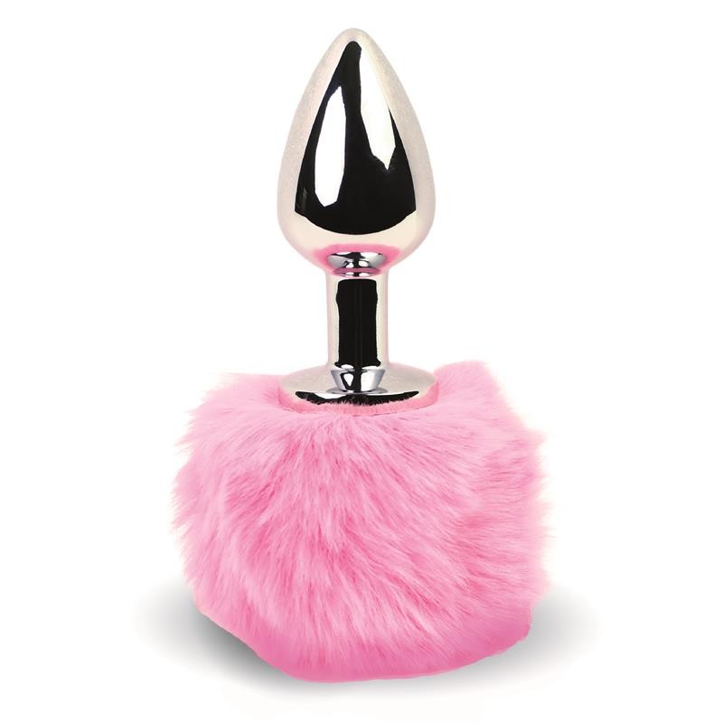 Bunny Tail Plug Anal con Cola Rosa