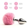 Bunny Tail Plug Anal con Cola Rosa