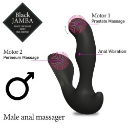 Jamba Vibrador Anal y Estimulador Punto G Negro