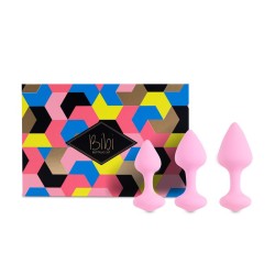 Bibi Set de 3 Plugs Anales Rosa