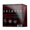 Asher Plug Anal con Control Remoto USB Magnético Negro