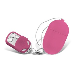 Huevo Vibrador con Control Remoto Tamaño Mediano Rosa