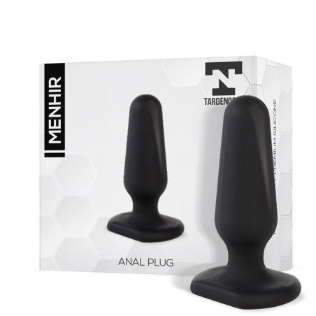 Menhir Plug Anal Silicona Negro