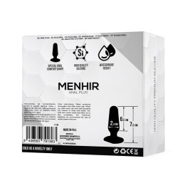 Menhir Plug Anal Silicona Negro