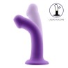 Bouncy Dildo Silicona Líquida Hiper Flexible 7 - 18 cm Talla M Púrpura