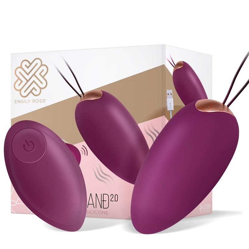 Garland 2.0 Huevo Vibrador Control Remoto USB Silicona Líquida Inyectada