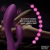 Bacall 3.0 Vibrador Silicona Liquida Inyectada Doble Motor USB Púrpura