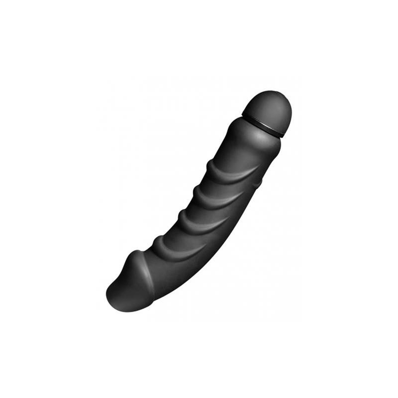 Vibrador Punto P Silicona Negro