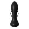 Anillo y Plug Anal Rechargeable Negro