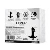 Lever Plug Anal con Vibración USB Silicona