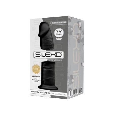 Dildo Dual Density Mod. 2 - 7.5 Negro