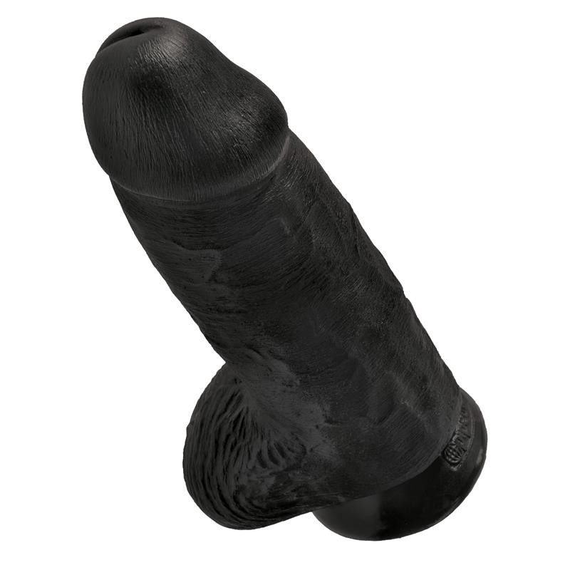 Dildo con Testículos 9 Chubby Negro