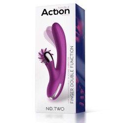 No. Two Vibrador Movimiento Finger y Rueda Estimuladora