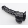 Dildo Leviathan 25.5 x 4.5 cm Negro