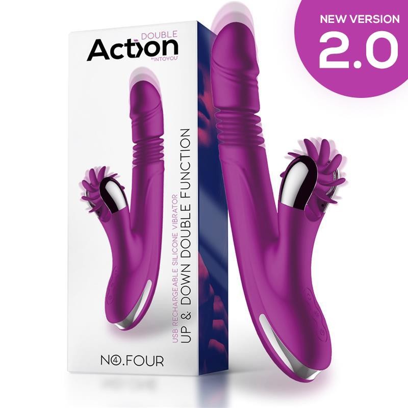 No. Four Vibrador Up and Down y Rueda Estimuladora