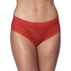 Braguitas Ancha Tipo Corset Rojas Talla Única