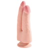 3D Dildo Doble Penetración Triple Densidad Plus 9.5 Natural