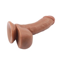 Dildo Dual Density Fashion Dude 17.5 x 4.1 cm Bronceado